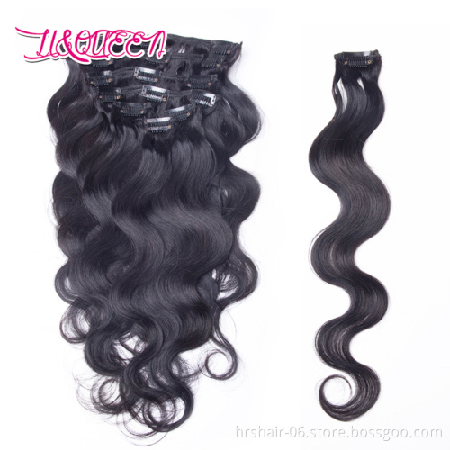 Clip In Human Hair Extensions Deep Wave Cuticle Aligned Cambodian Fast Shipping Human Hair Extension Clip Ins